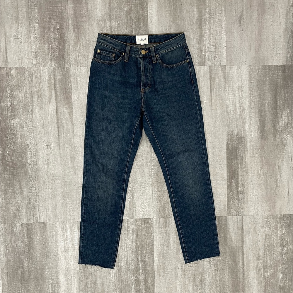 Sezane Mid-Rise Skinny Jeans
